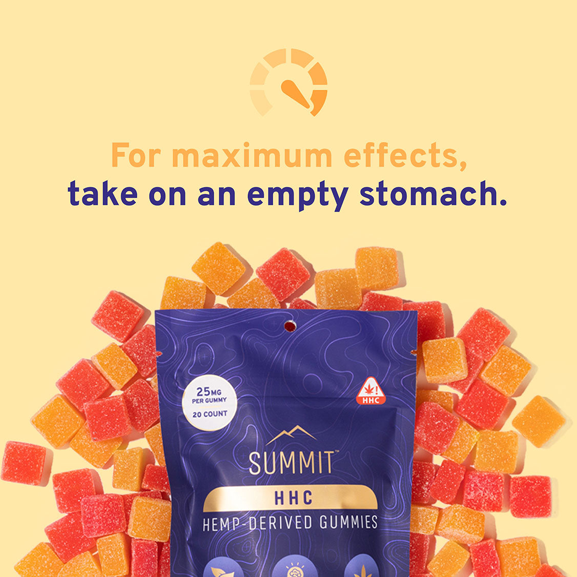 Subscription of 25mg HHC Gummies - 20ct