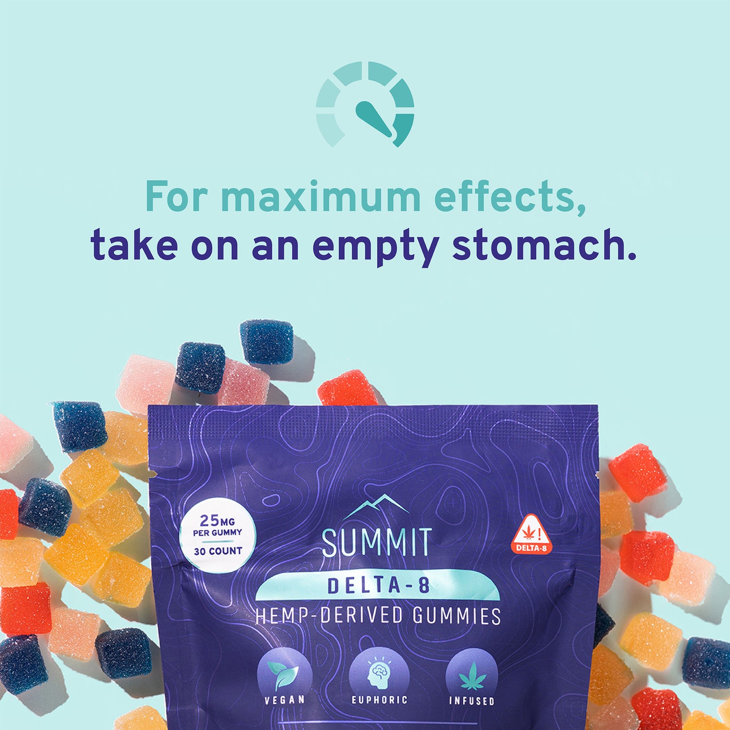 Subscription of 25mg Delta-8 Gummies - 30ct