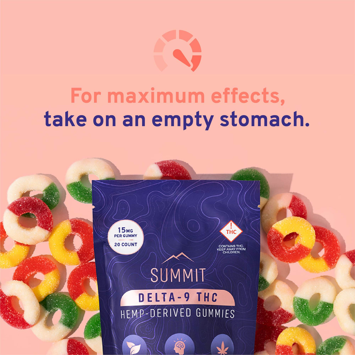 15mg Delta9 Gummies 20ct Summit