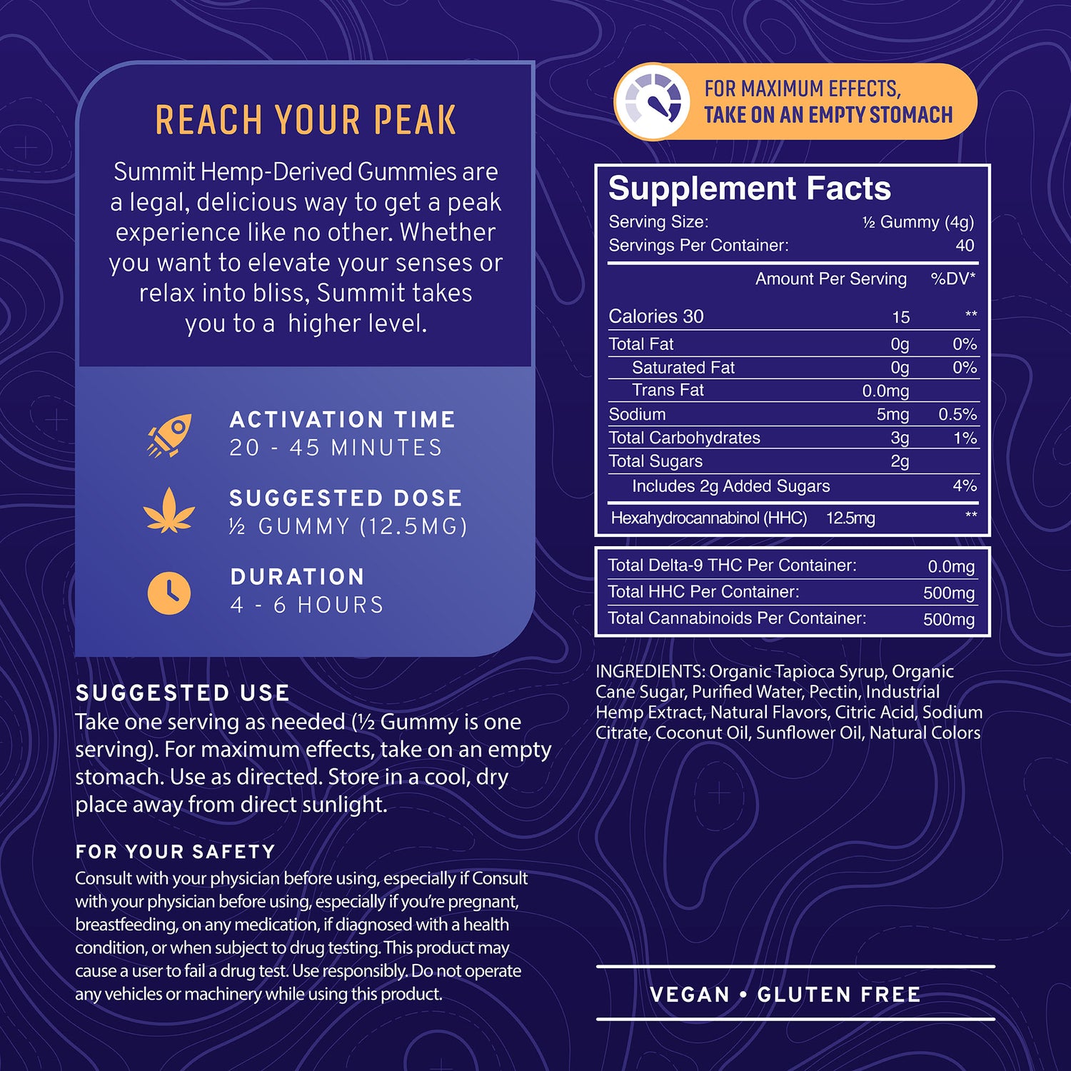 Subscription of 25mg HHC Gummies - 20ct