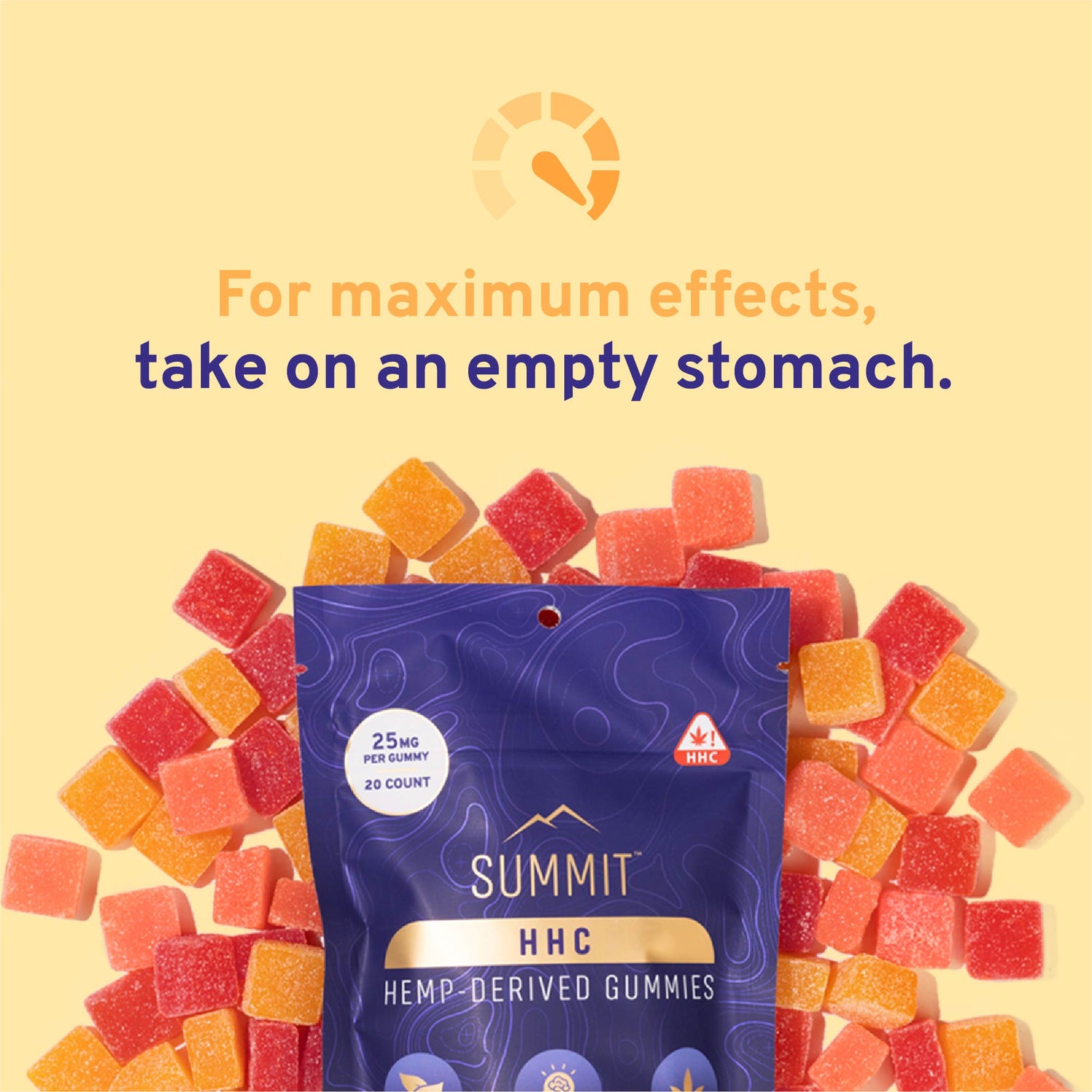 Subscription of 25mg HHC Gummies - 20ct